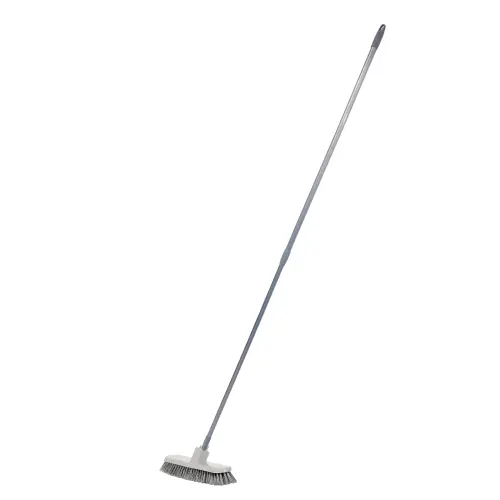 Gebi Scratchy Brush With Telescopic Handle (Grey)