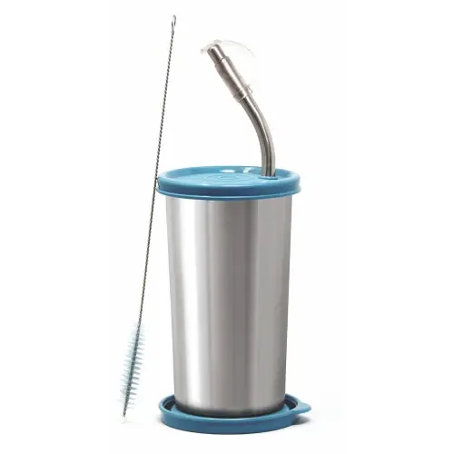 SignoraWare Sip Fast Small Stainless Steel Sipper - Blue