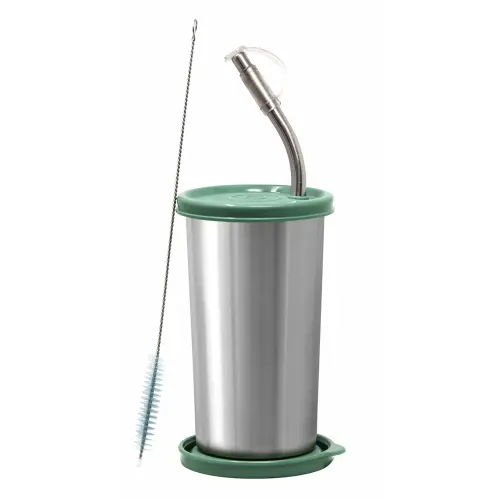 SignoraWare Sip Fast Small Stainless Steel Sipper - Green