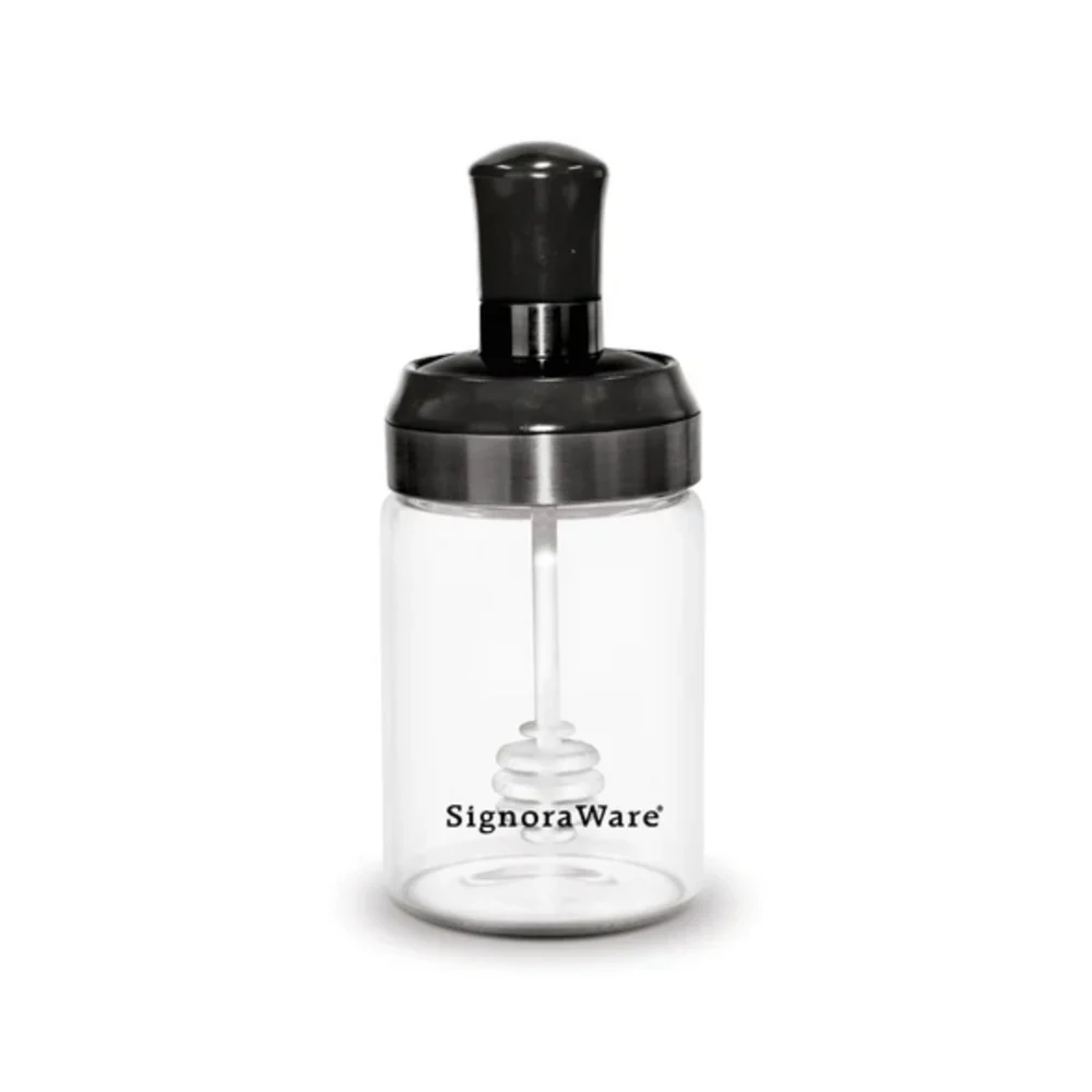 SignoraWare Trinkle Borosilicate Glass Jar With Dipper Stick