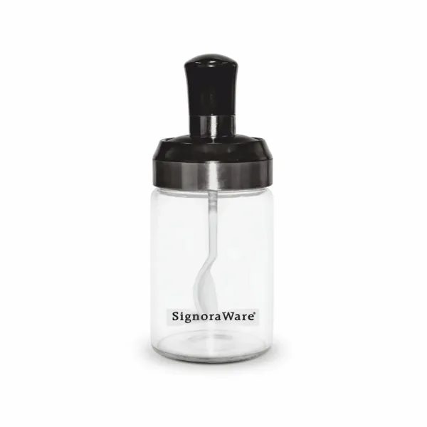 SignoraWare Trinkle Borosilicate Glass Jar With Spoon
