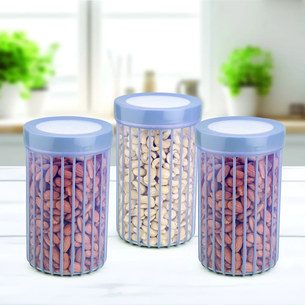 Joyo Better Home Linea Container (Grey) 1500 ml - Set of 3