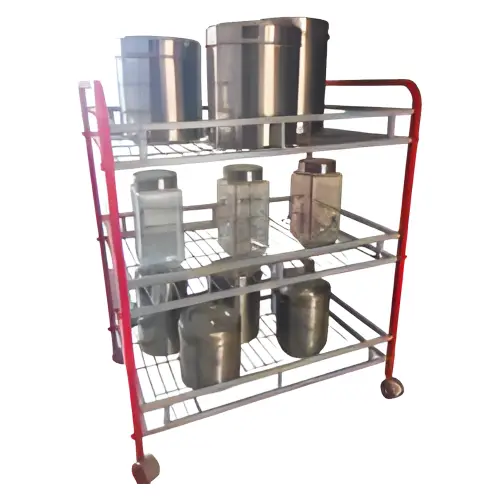Right Kitchen 3-Tier Service Trolley -38.5x68x60 cm