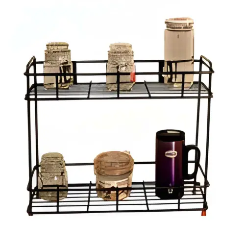 Right Kitchen Storage Basket Rack - (45.5x30.5x15 cm)