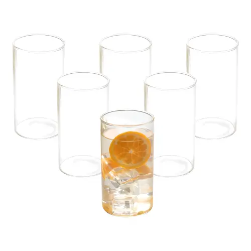 Sanjeev Kapoor High Borosilicate Treviso Glass (330 ml) - Set Of 6