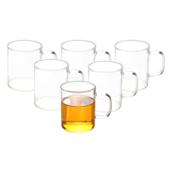Sanjeev Kapoor Vigo Borosilicate Mug (220 ml) - Set Of 6