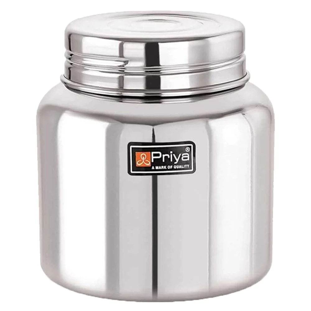 Priya Stainless Steel Horlicks Jar