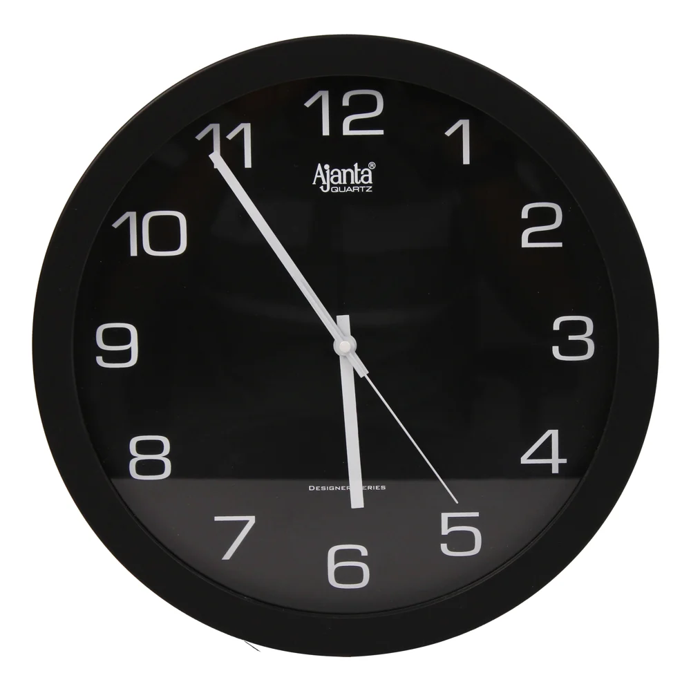 Ajanta Designer Sweep Quartz Wall Clock Silent Mechanism 1057 - 30.5x30.5x4.5 cm