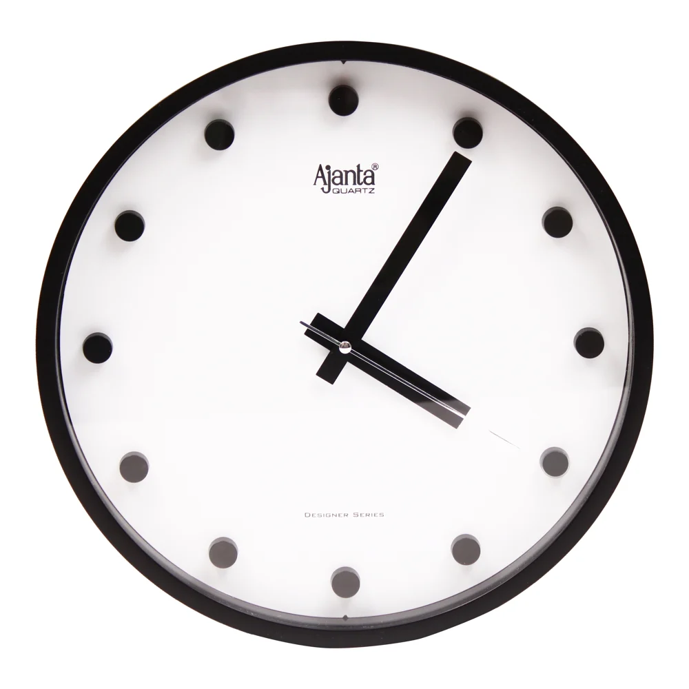 Ajanta Designer Sweep Quartz Wall Clock Silent Mechanism 2457 - 30.5x30.5x4.5 cm