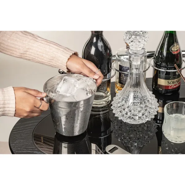 Elephant Stainless Steel Ice Bucket With Ring (1.35 L)