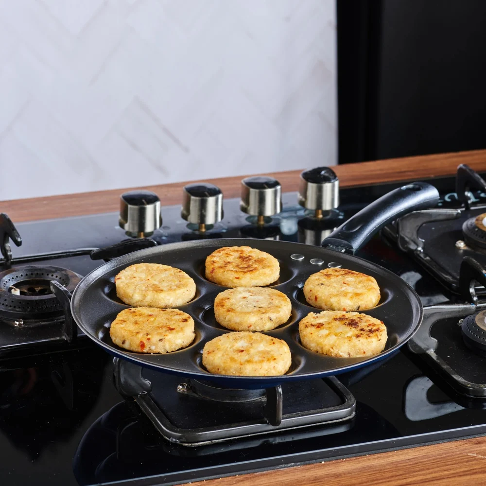 Vinod Zest Non-Stick 7 Pits Mini Uttapam Pan