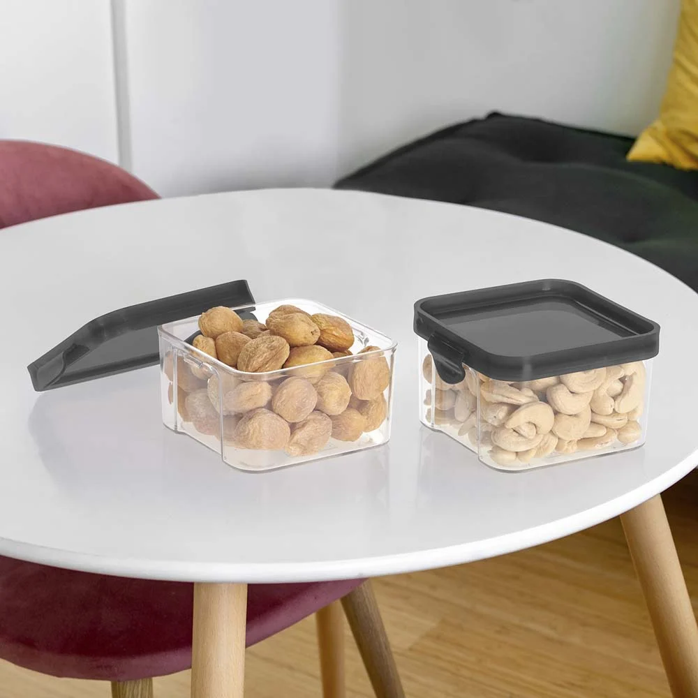 Steelo So Fresh Stack Plastic Container (460 ml) - Set Of 2