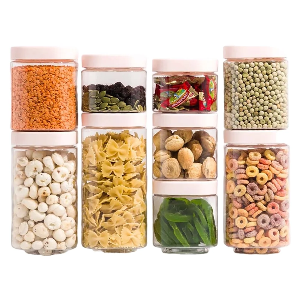 Steelo Stack & Lock Square Plastic Container Set - 9 Pieces
