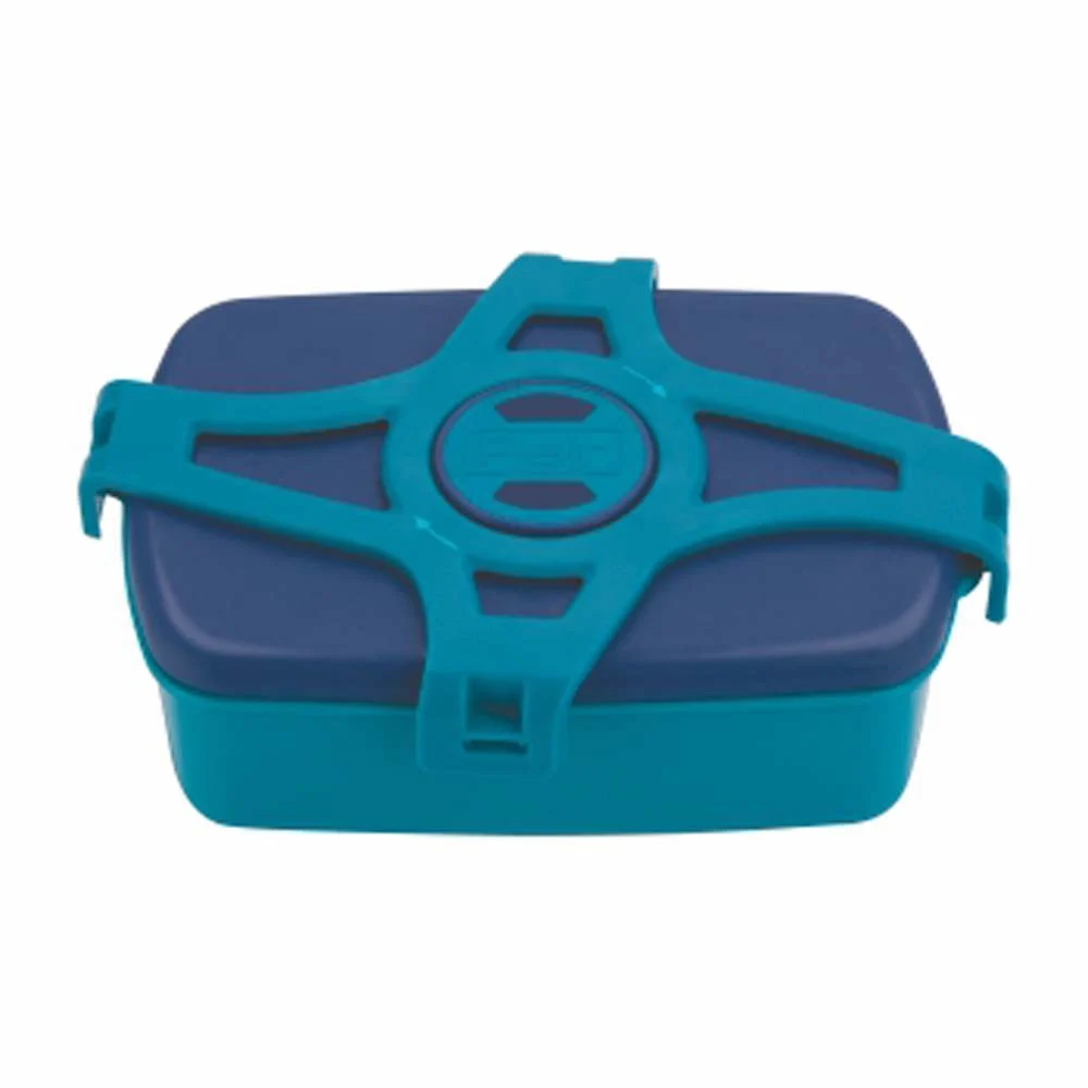 Flair Spinner Rectangular Lunch Box - Blue