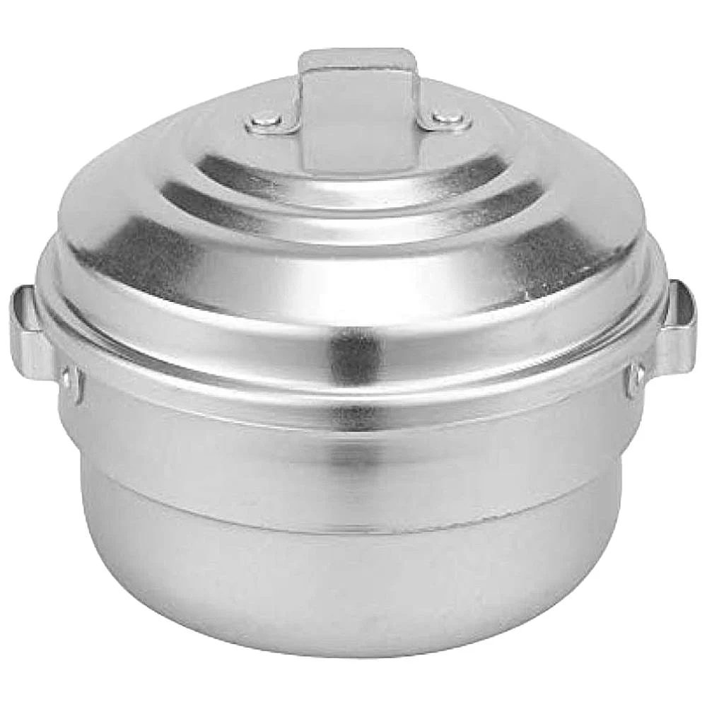 KYYTE Aluminium Anodized 12 Idli Maker Pot - Silver