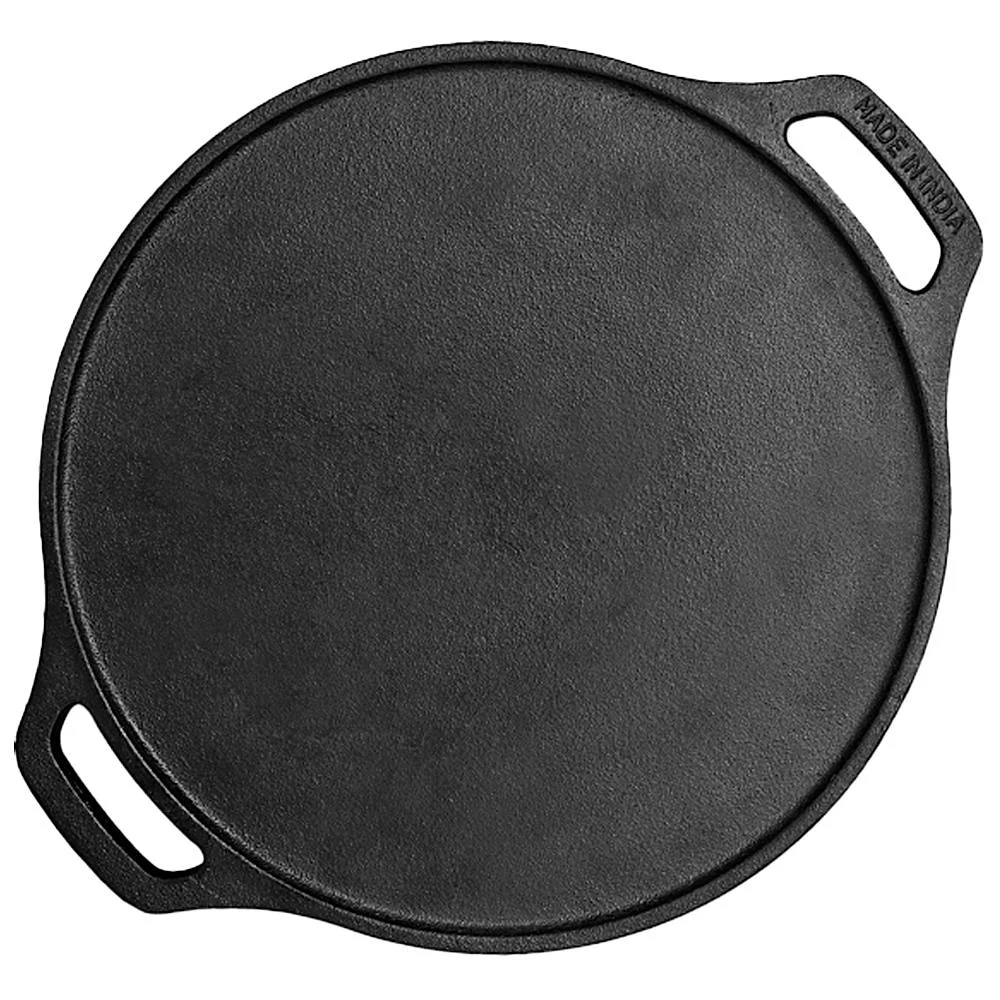 Kyyte Oxystone Pre-seasoned Cast Iron Dosa Tawa - 30 cm