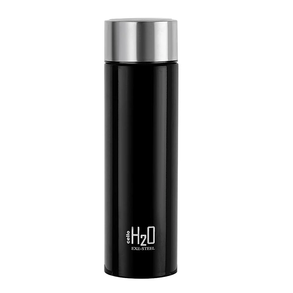 Cello H2O Stainless Steel Water Bottle Silver - 1 L