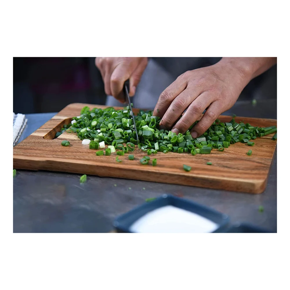 Femora Rectangle Acacia Wooden Chopping Board - Natural
