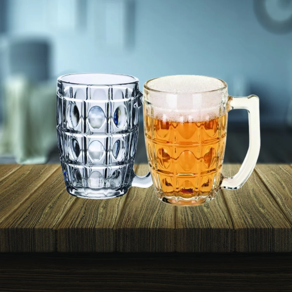 Yera Beer Mugs (BM12O) - 380 ml (2 Pieces)
