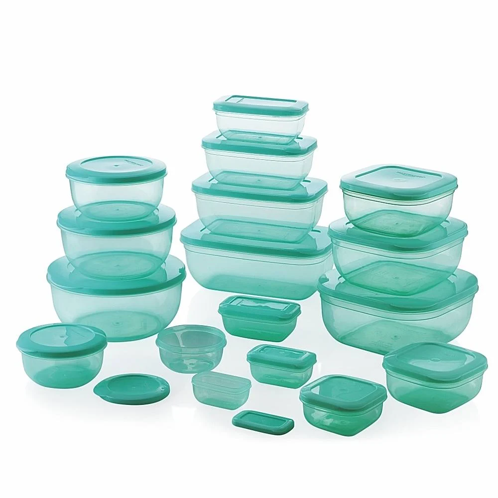 Mastercook Malta Multipurpose Storage Container - Sea Green (17 Pieces)
