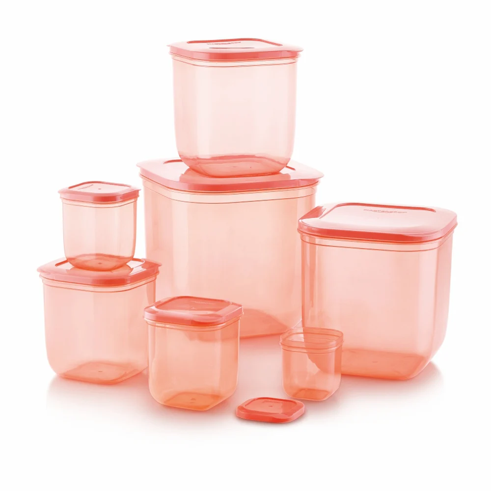 Mastercook Malta Promax Storage Container - Peach (7 Pieces)
