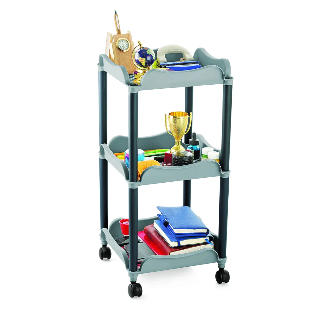 Mastercook Cuba 3 Layer Storage Rack - Grey