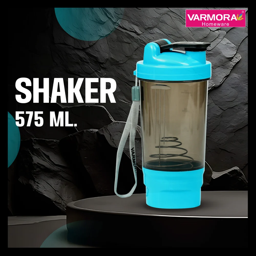 Varmora Shaker Bottle - Blue (575 ml)