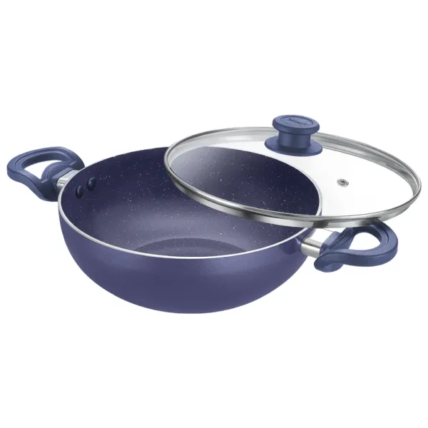 Prestige Ceraglide Deep Kadai - Aluminium (24 cm)