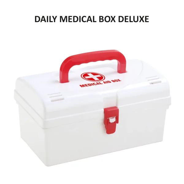 Jaipet Daily Medical Aid Box - White