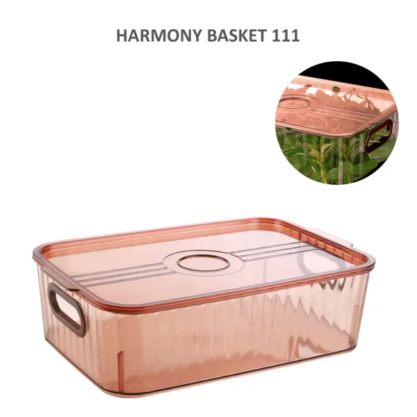 Jaipet Harmony 111 (Small) Basket With Lid - Brown