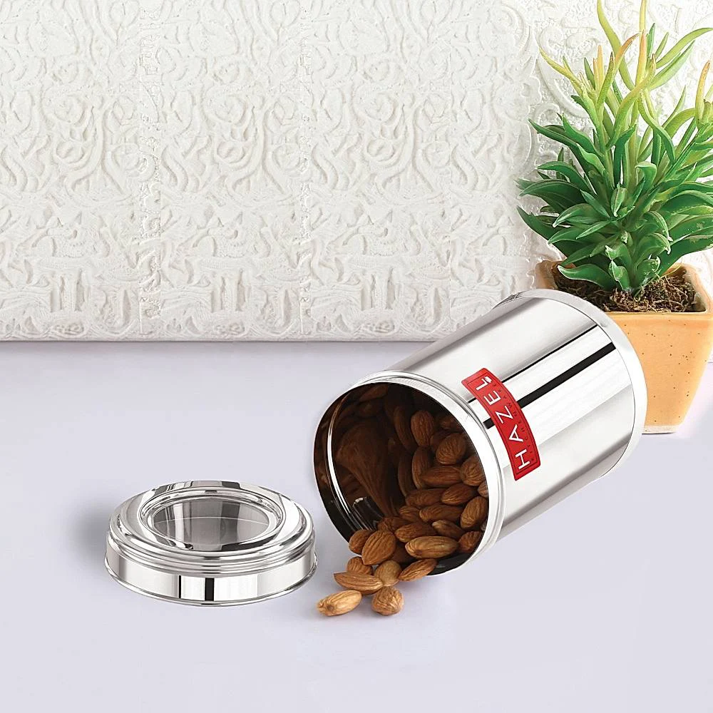 HAZEL Stainless Steel Kitchen Storage Container With Lid - 800 ml