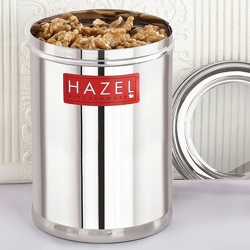 HAZEL Stainless Steel Kitchen Storage Container With Lid - 1600 ml