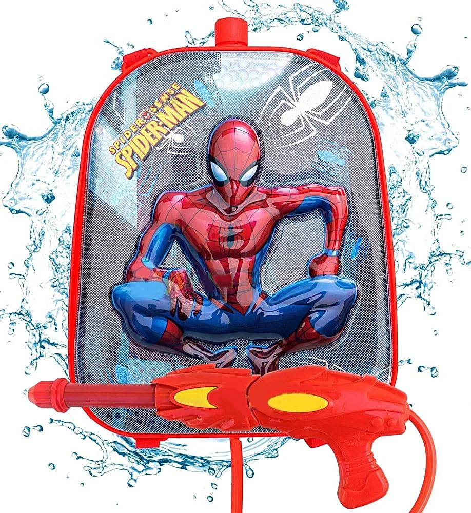 Spiderman Holi Water Toy Gun With Tank (4.0 L) Red