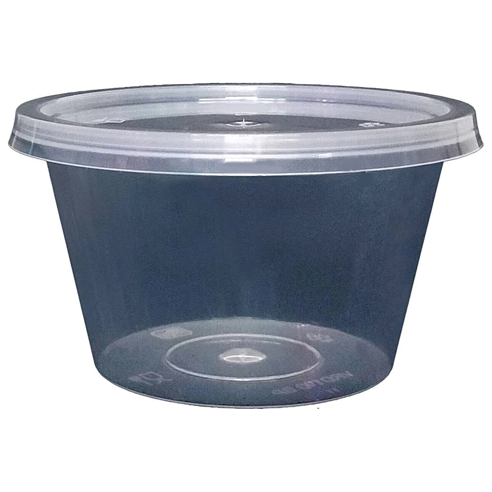 Vinay Trading Round Plastic Container (100 ml) - Pack Of 20