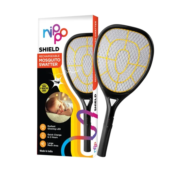 Nippo Shield Rechargeable Mosquito Swatter Racquet
