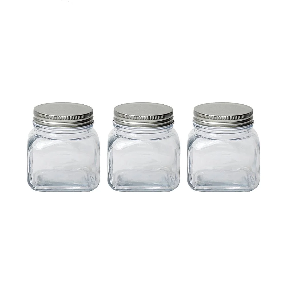 Sanjeev Kapoor Metro Square Jar (350 ml) - Set Of 3