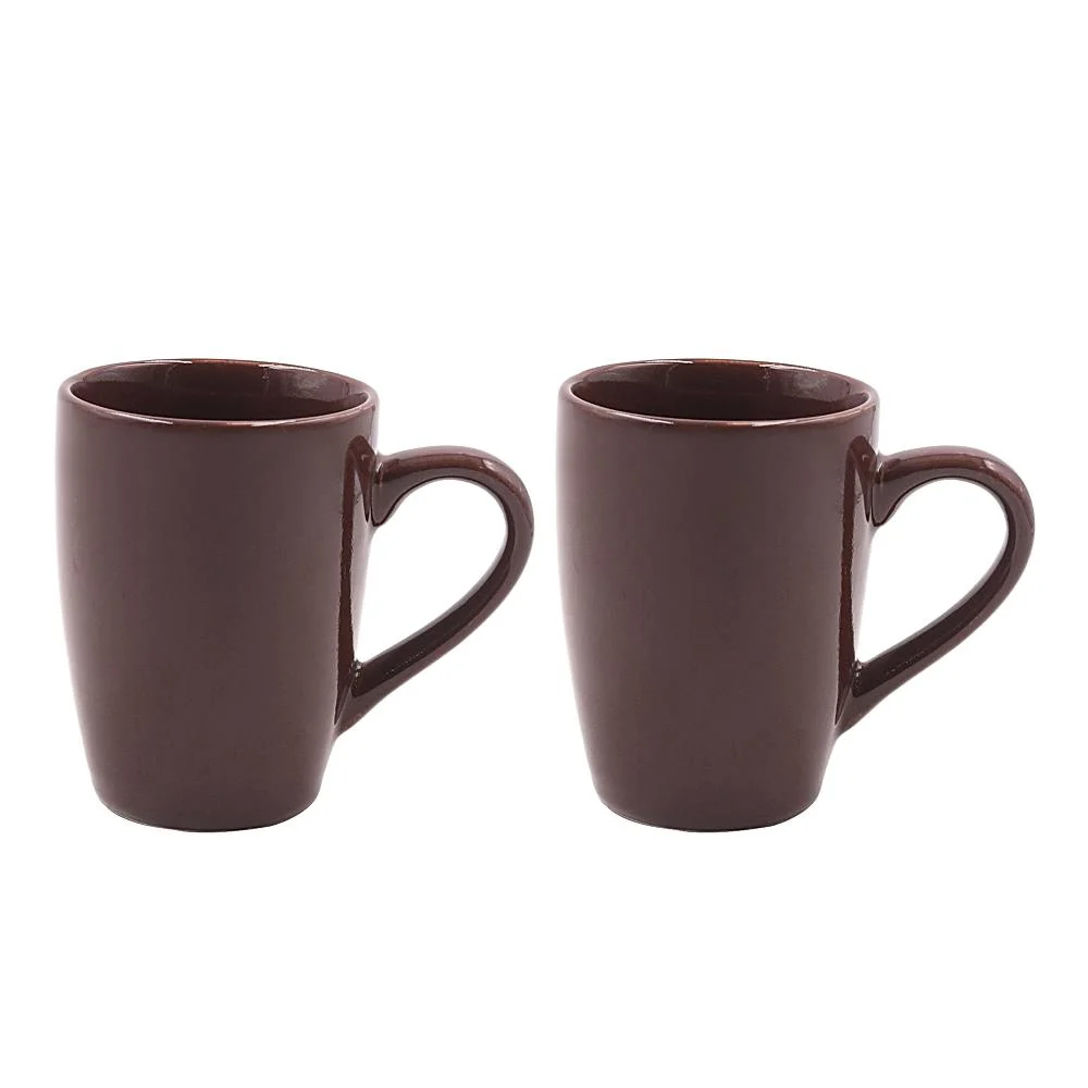 Yamasin Supreme Ceramic Mug (Brown) - Set Of 2