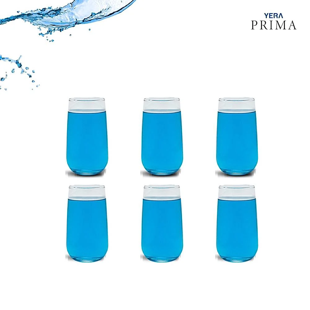 Yera Prima Glass Tumbler (260ml) - Set Of 6