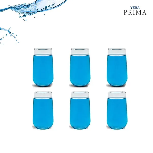 Yera Prima Glass Tumbler (260ml) - Set Of 6