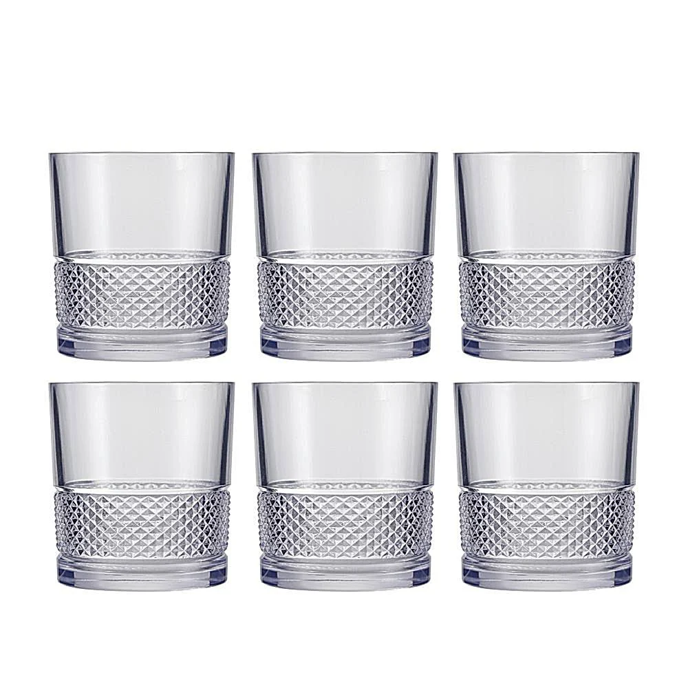 Sanjeev Kapoor Bangkok Whiskey Glass (330 ml) - Set Of 6