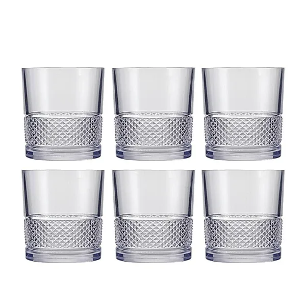 Sanjeev Kapoor Bangkok Whiskey Glass (330 ml) - Set Of 6