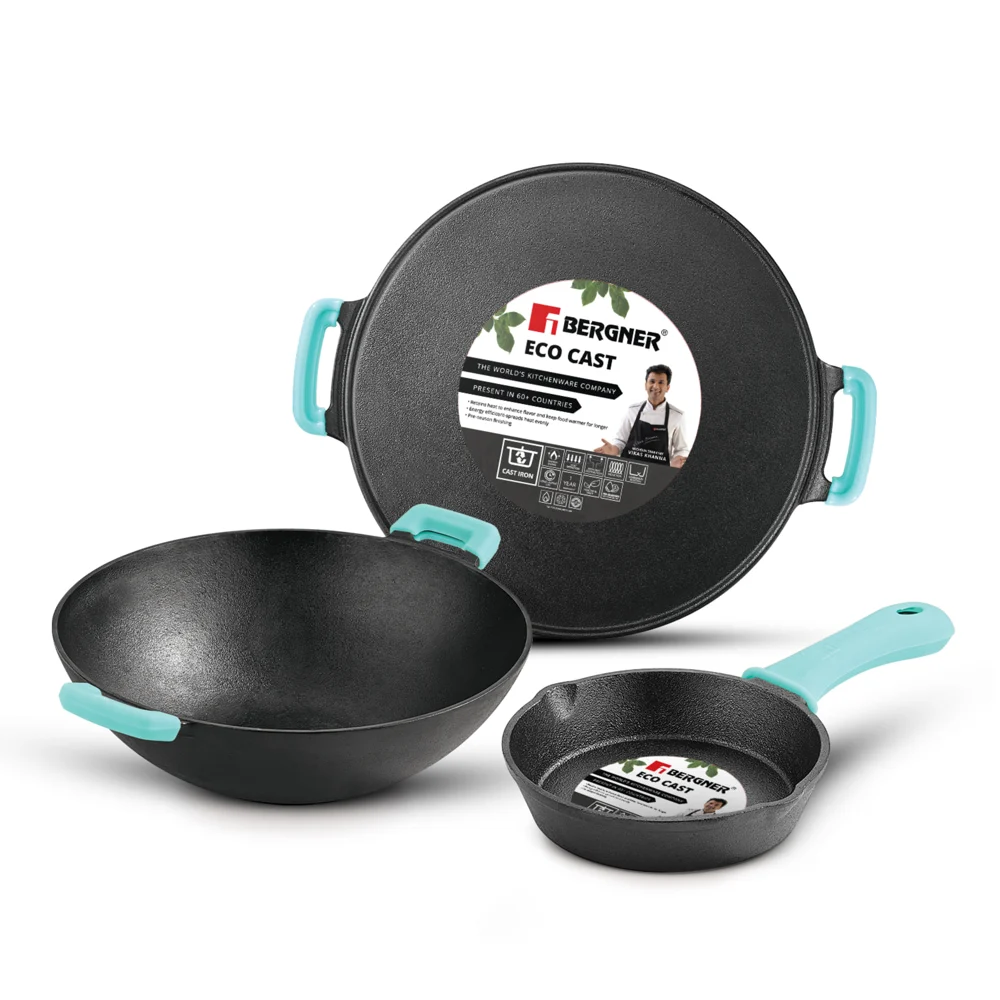 Bergner Eco-Cast 3 Pieces Cookware Set