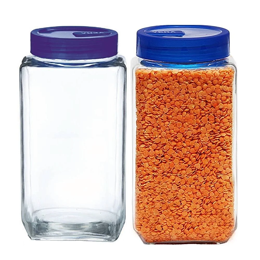 Yera Ks 1000 Glass Jars (1100 ml) - Set Of 2