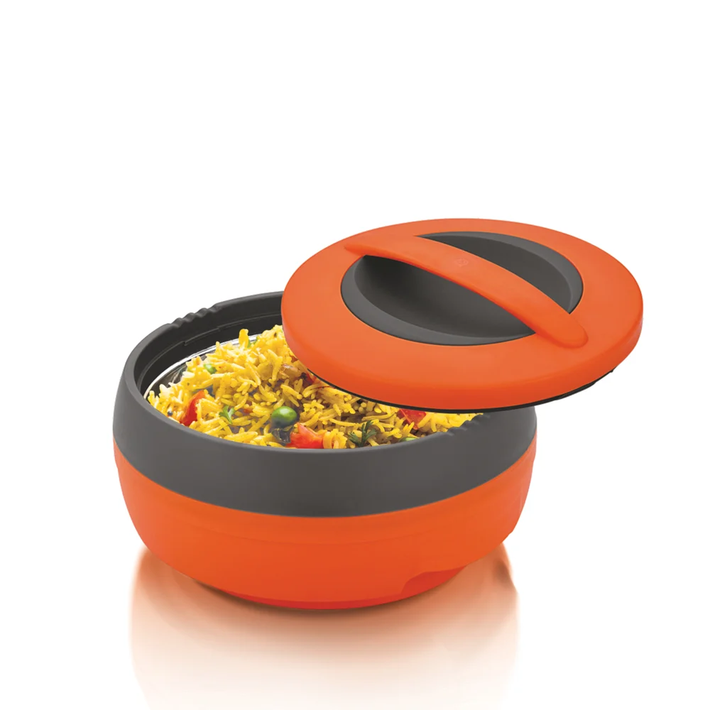 Asian Cosmos Insulated Casserole (Orange) - 1250 ml