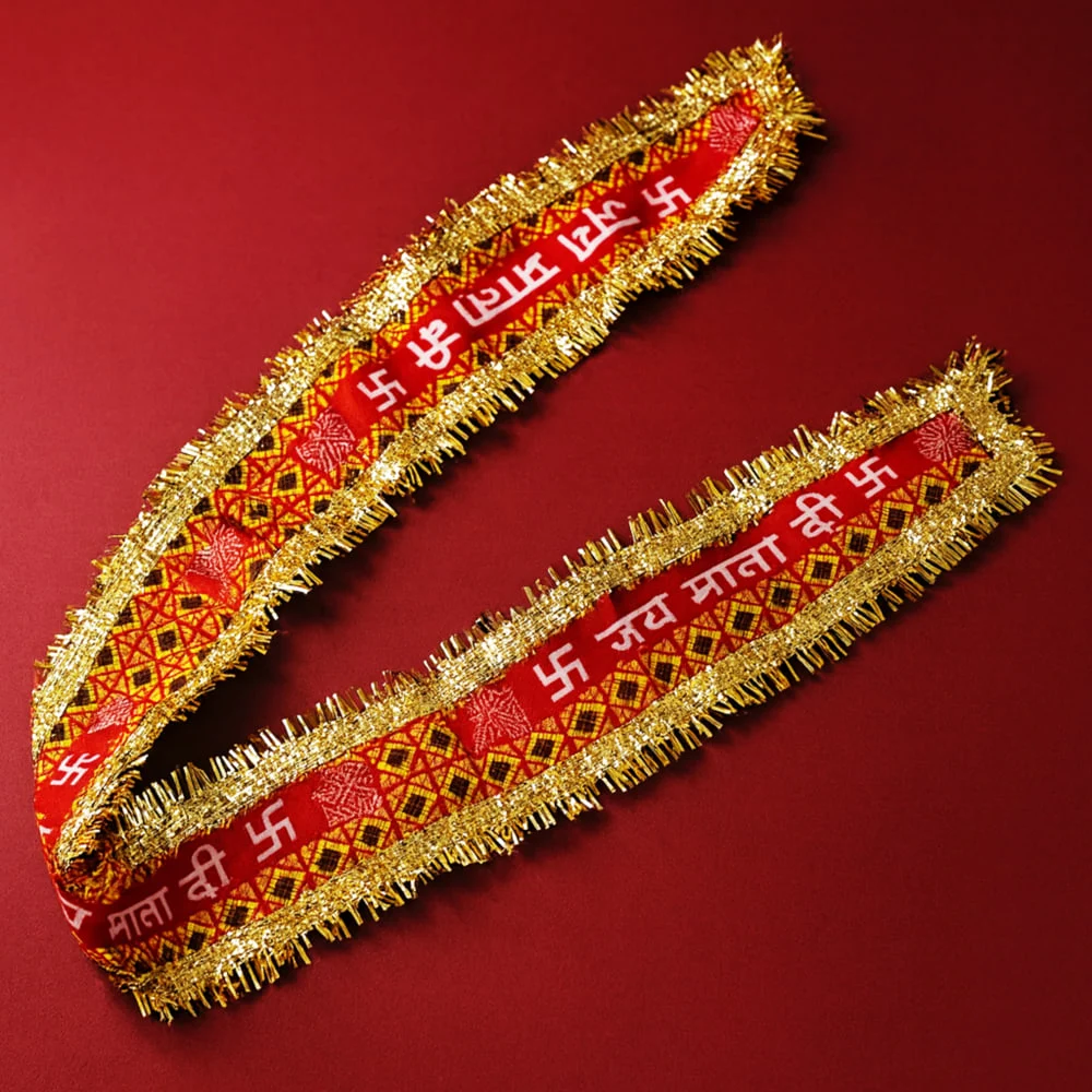 House Of Festival Mata Ki Chunri 95 X 7 cm Pack Of 6