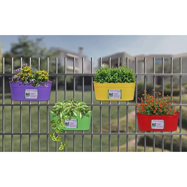 Krish Double Hook Planter Pot - Multicolour