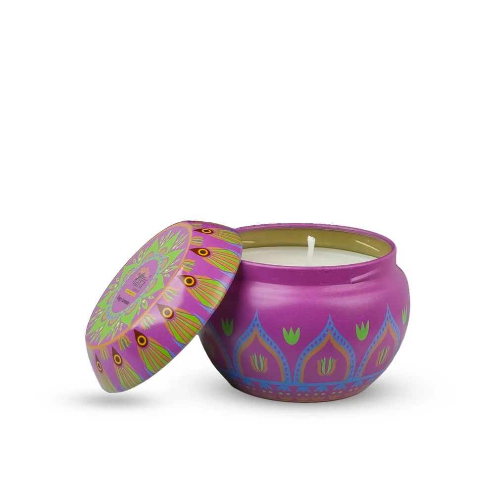 Tara Candles Premium dome tin Scented Candle (Tangy Lavender)