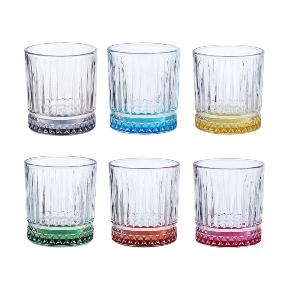 Sanjeev Kapoor Dubai Whiskey Coloured Glasses (330 ml) - Set Of 6