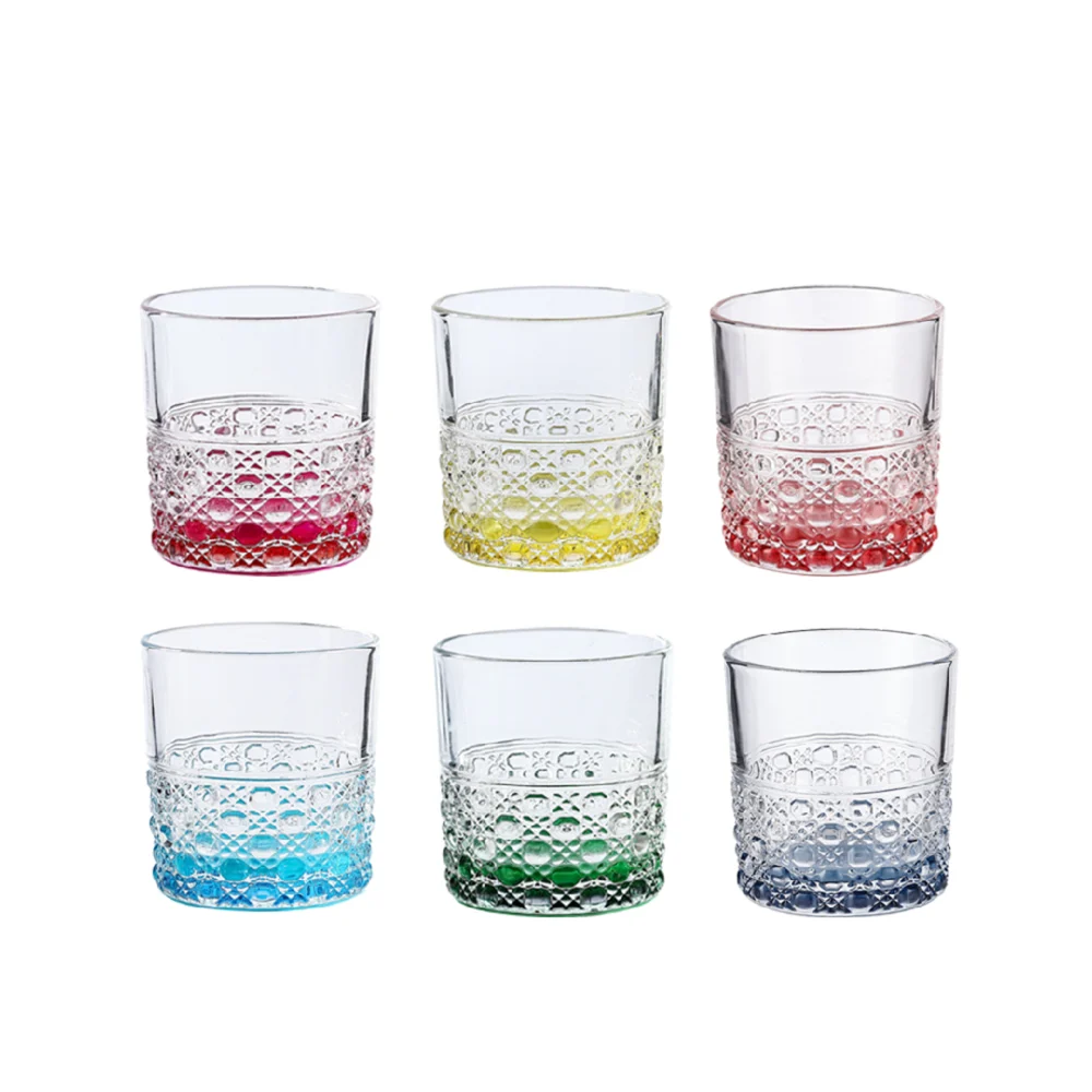 Sanjeev Kapoor Baku Whiskey Coloured Glasses (330 ml) - Set Of 6