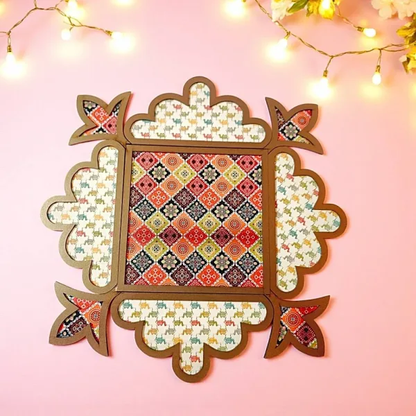 House Of Festivals MDF Designer Rangoli - 15 Inch